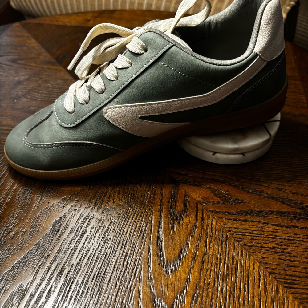 DV by Dolce Vita Green and White Sneakers
